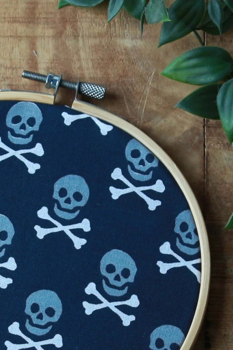 Een presentje Piratenpret wandcirkel blauw 15 cm