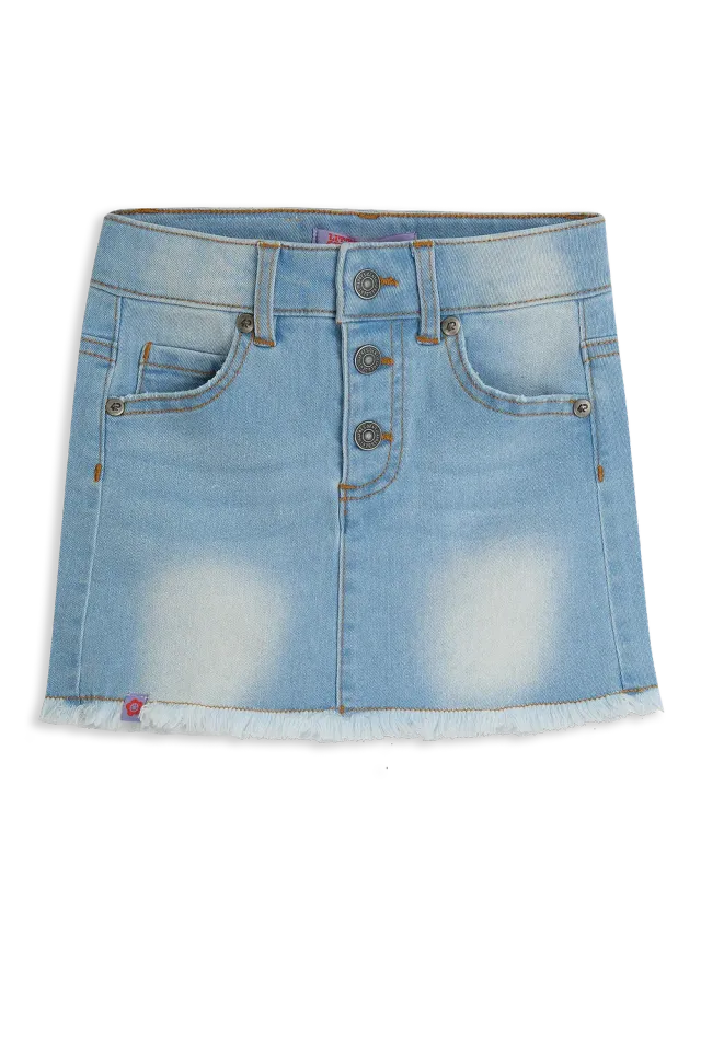 4President Neva Light Blue rok lichtblauw denim