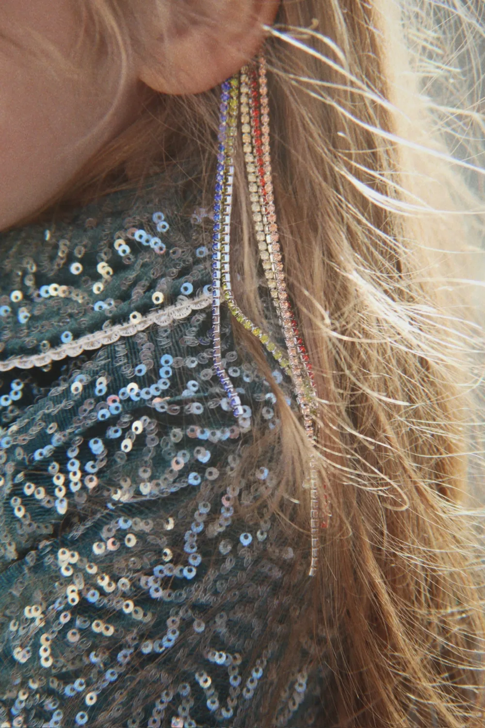 Konges Sløjd Glitter haarband regenboog diadeem
