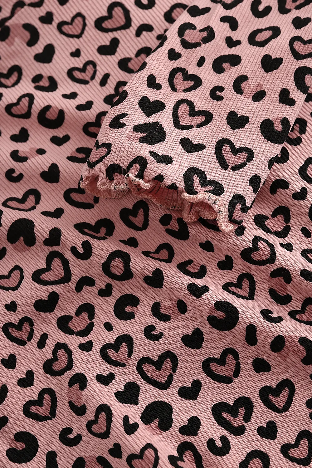 4President Fenna Mellow Rose Leopard longsleeve meisjes