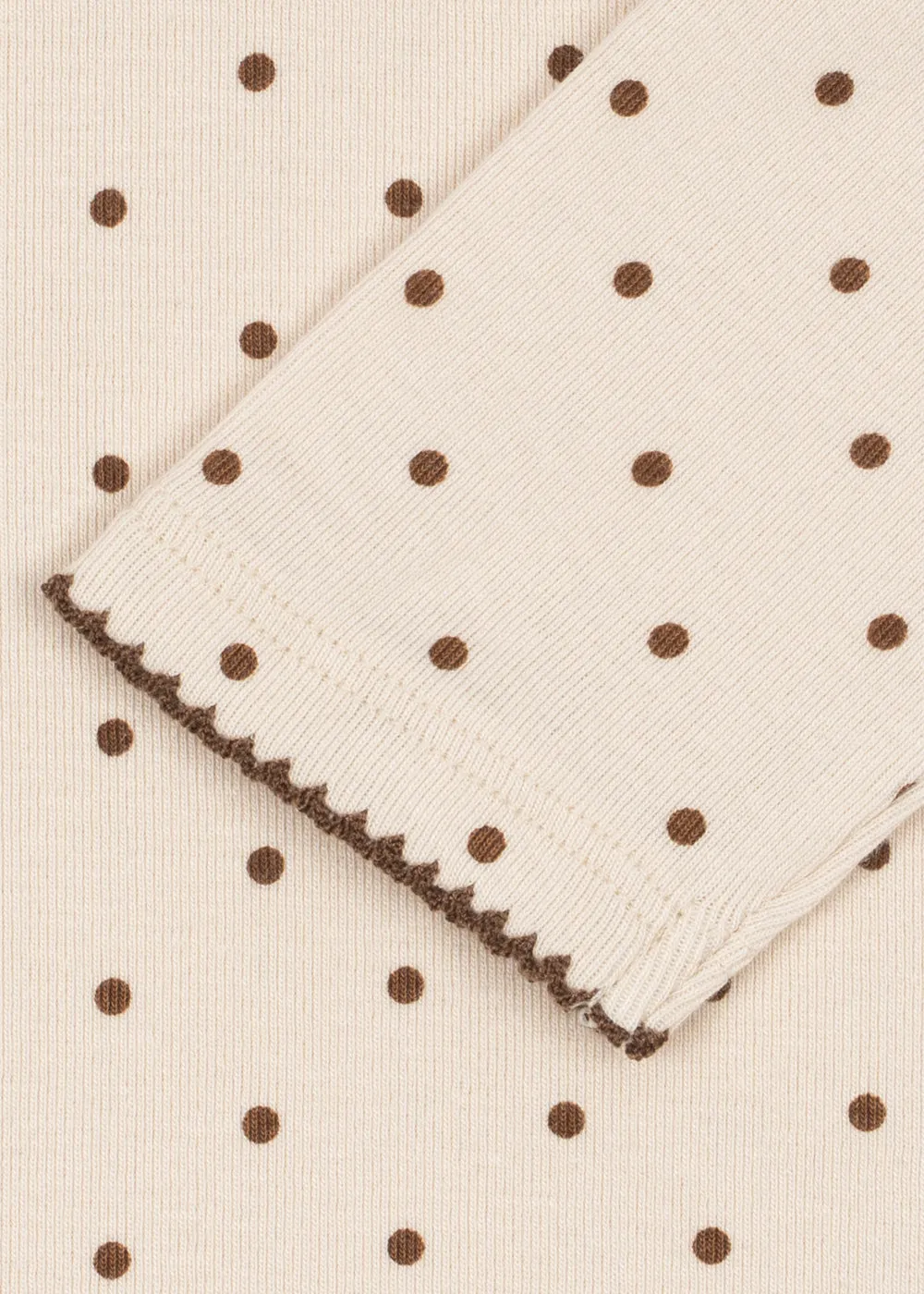 Konges Sløjd Colito Set setje cherry bronze dot ribkatoen