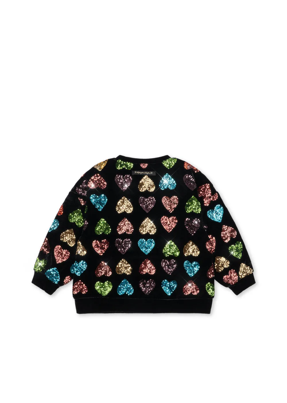 Konges Sløjd Cuore sweater amour sequin velours