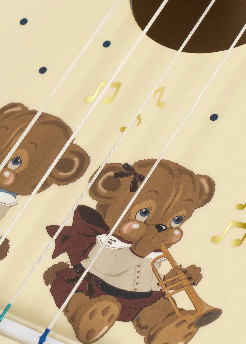 Konges Sløjd Ukelele Teddy Bear houten ukelele