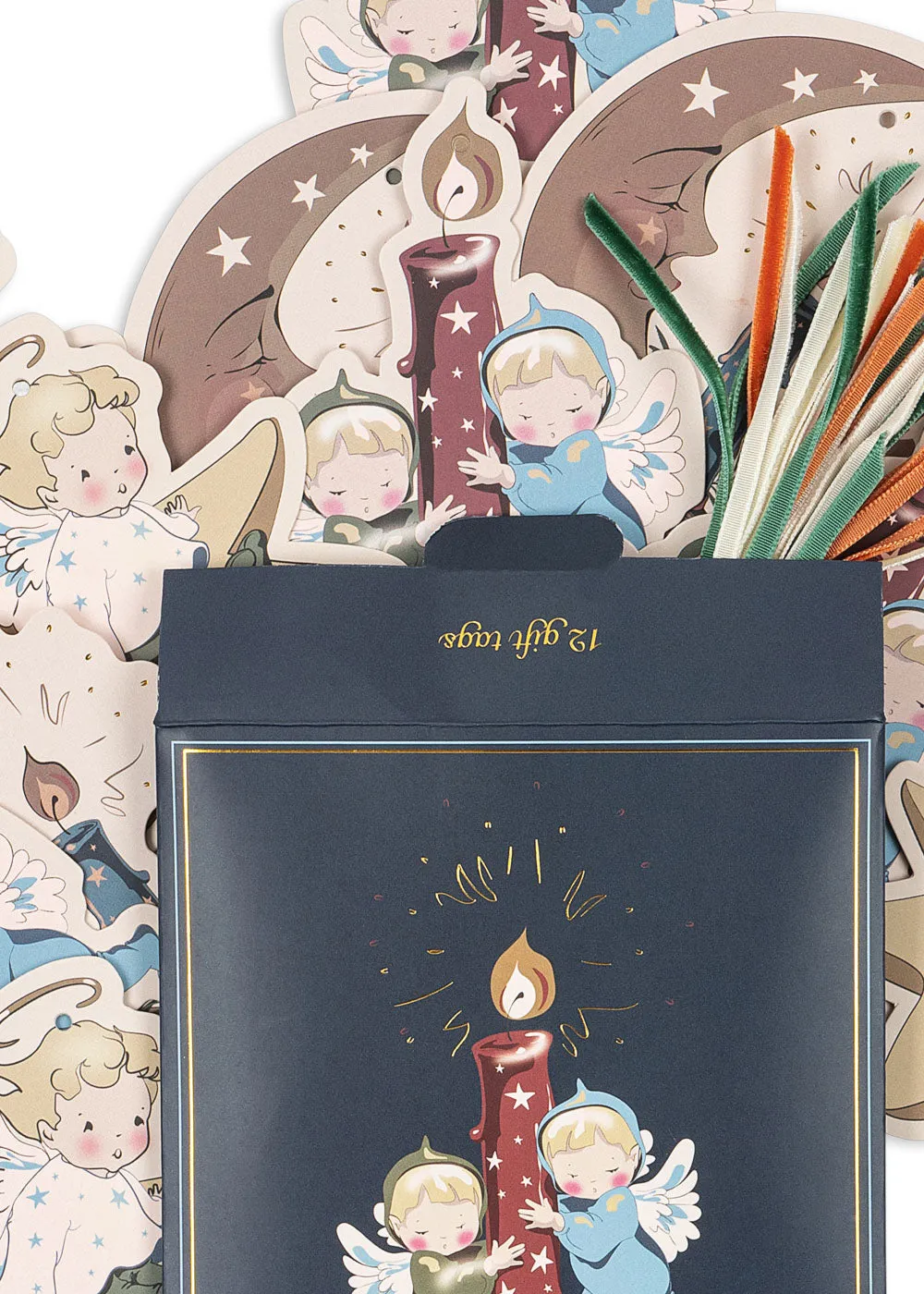 Konges Sløjd Kerstcadeaulabels lucia/luna 12 stuks FSC