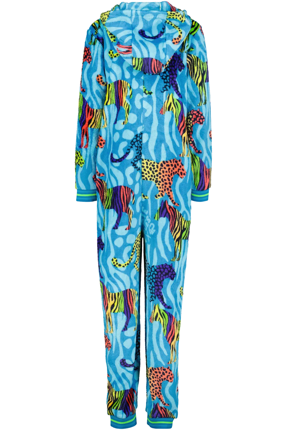 4PRESIDENT Jessie onesie Leopard aop met capuchon