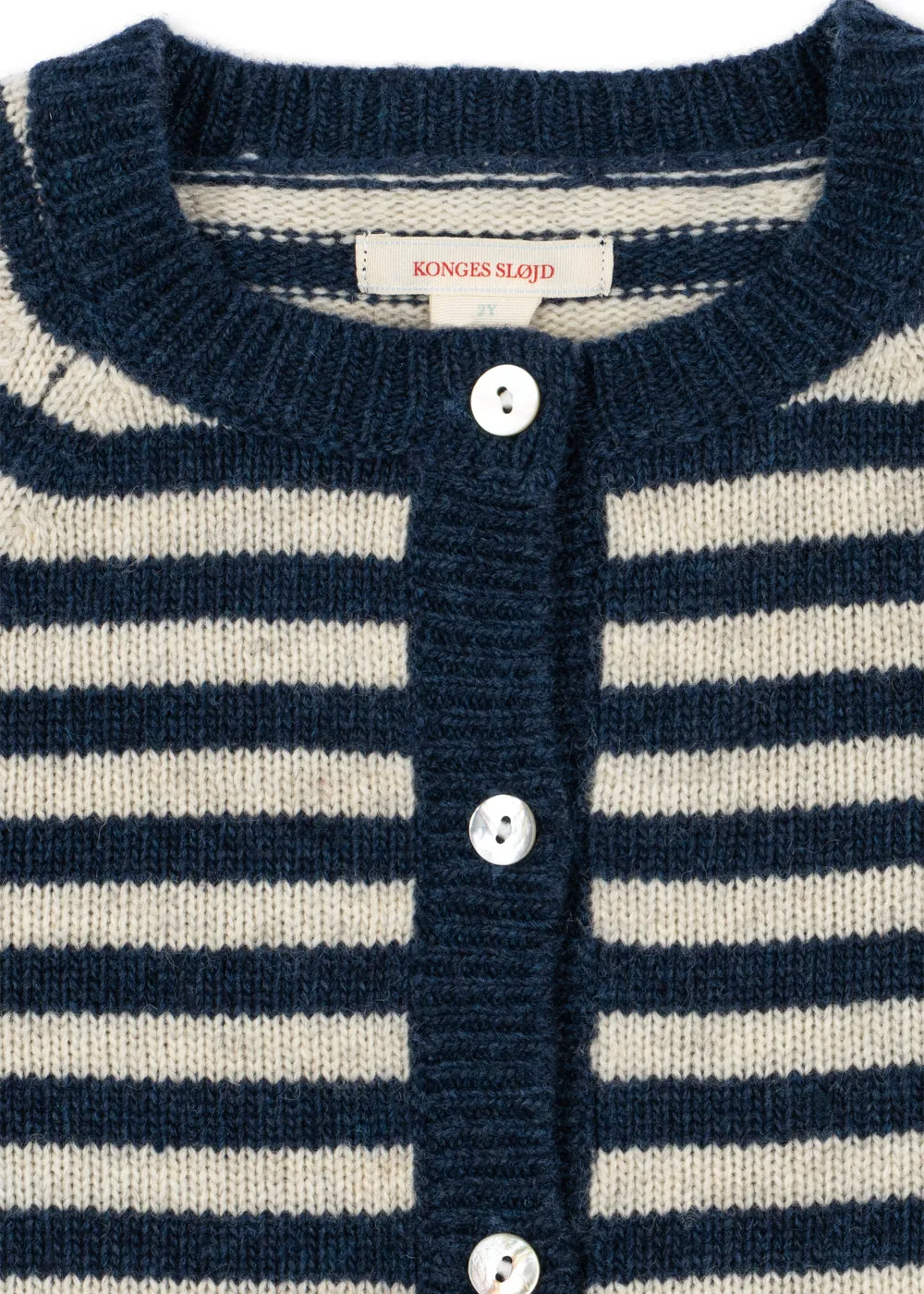 Konges Sløjd Billi vest Blue Stripe wolmix