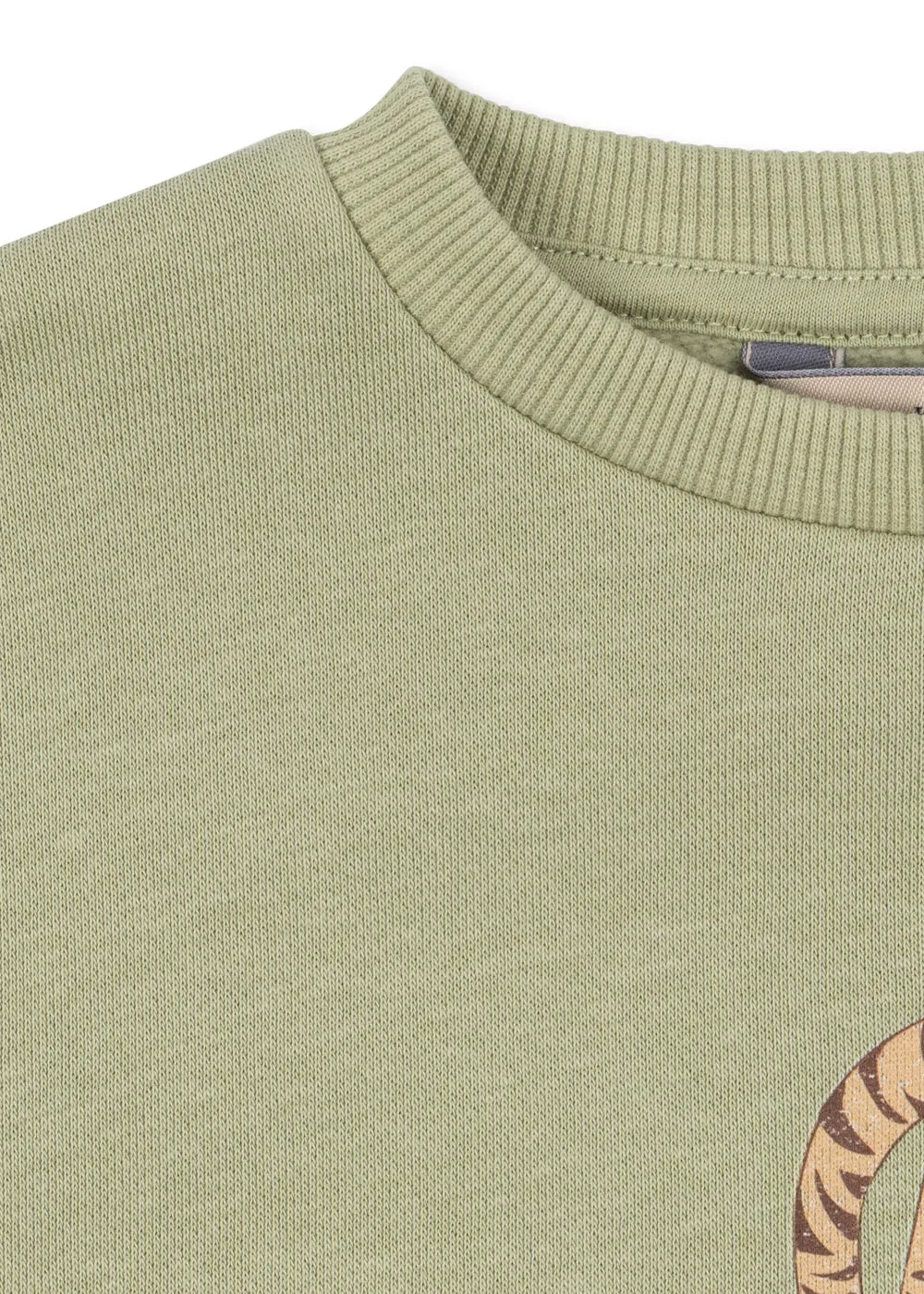 Konges Sløjd Lou sweater sage biologisch katoen