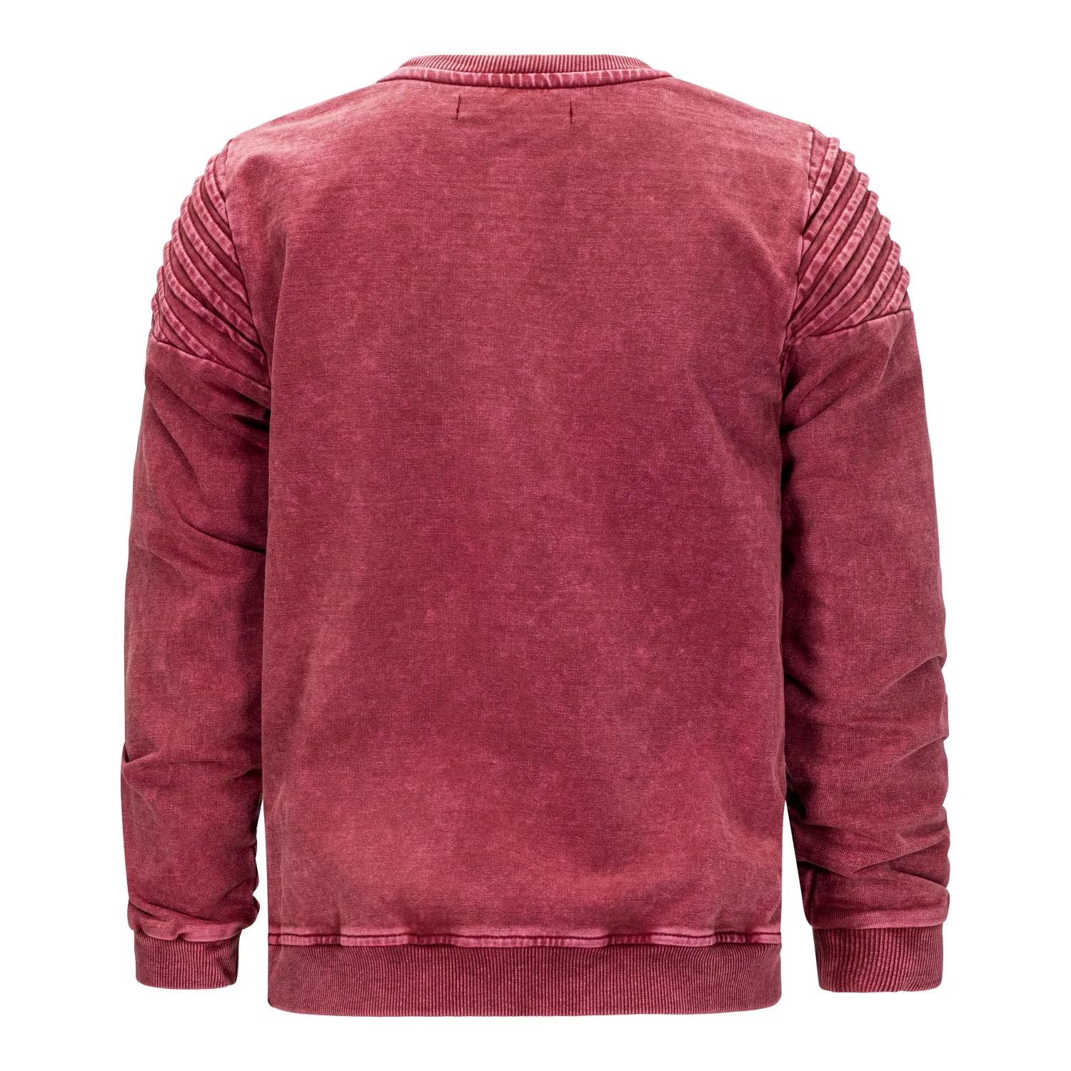 4PRESIDENT Nick Red sweater rood met ritszakken
