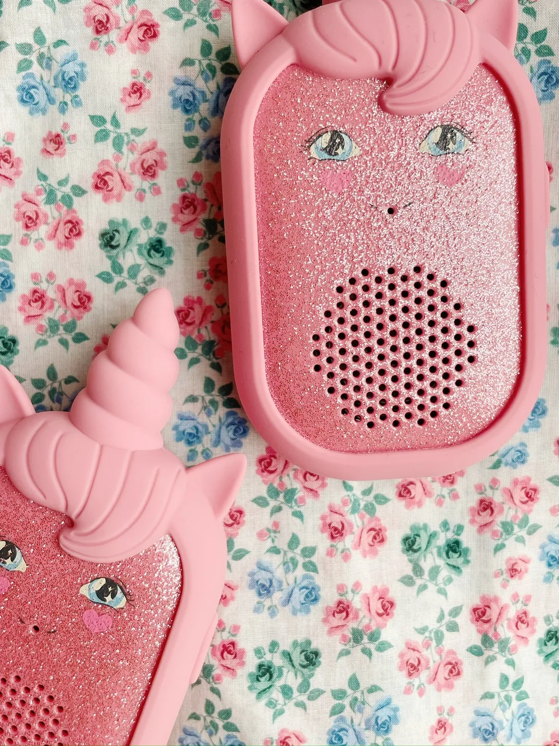 Konges Sløjd Glitter Eenhoorn walkie talkie sparkling pink