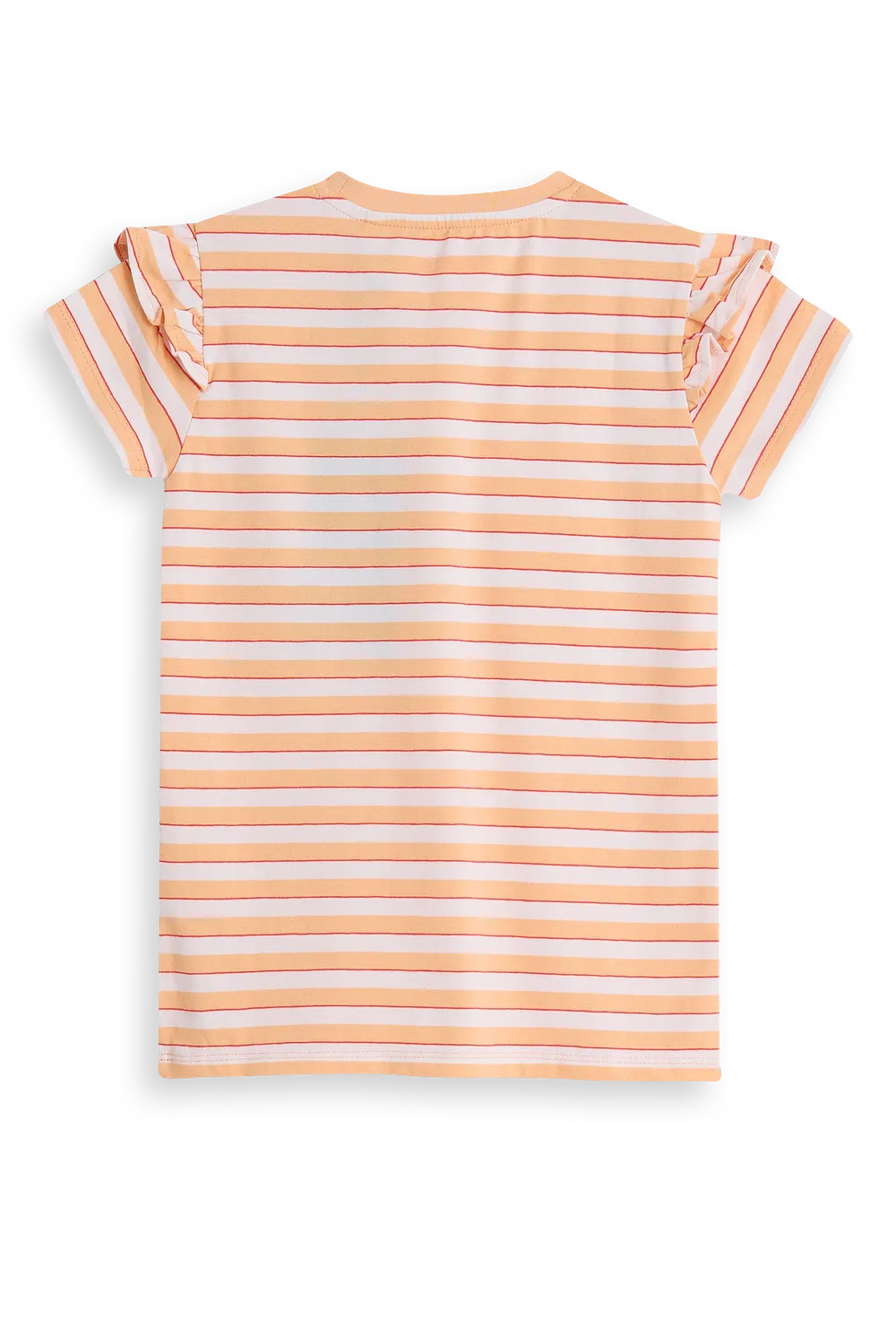 4PRESIDENT Hanneke Bright white T-shirt meisjes streep