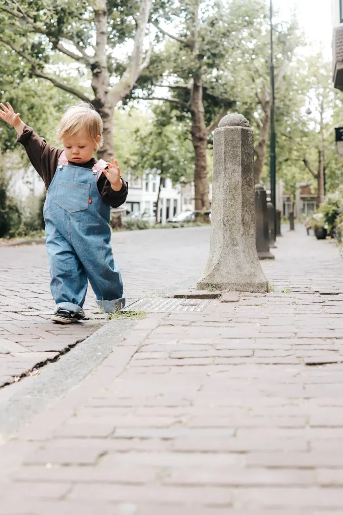 Louloúdi Sam salopette denim midblauw verstelbaar
