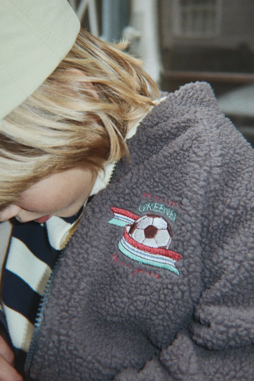 Konges Sløjd Jody bomberjas magnet teddyfleece