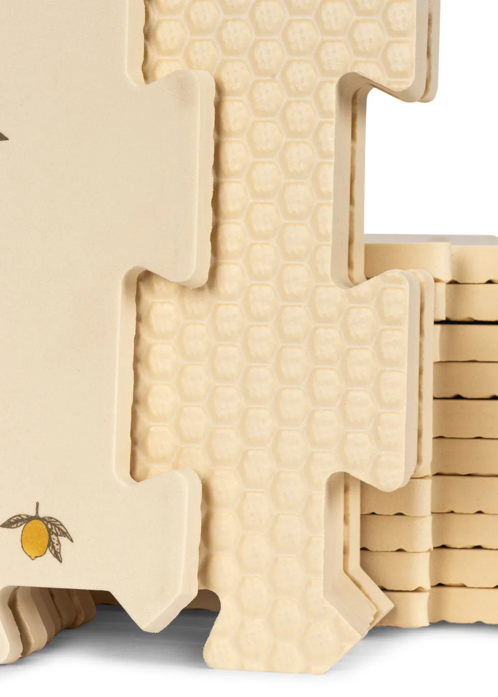 Konges Sløjd Speelmat puzzelmat lemon 16-delig 115 cm
