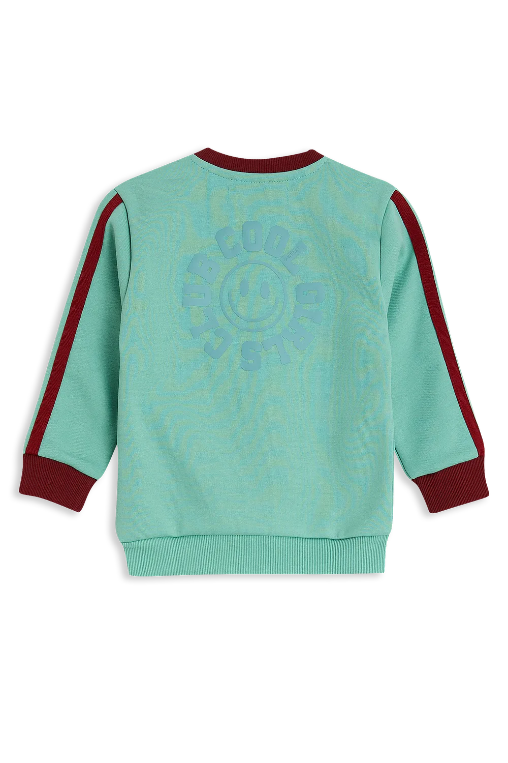4President Kinley Light Blue sweater blauw print