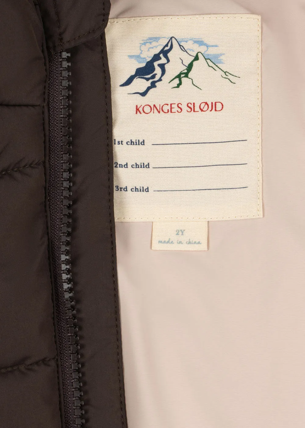 Konges Sløjd Alpi winterjas chocolate brown waterafstotend