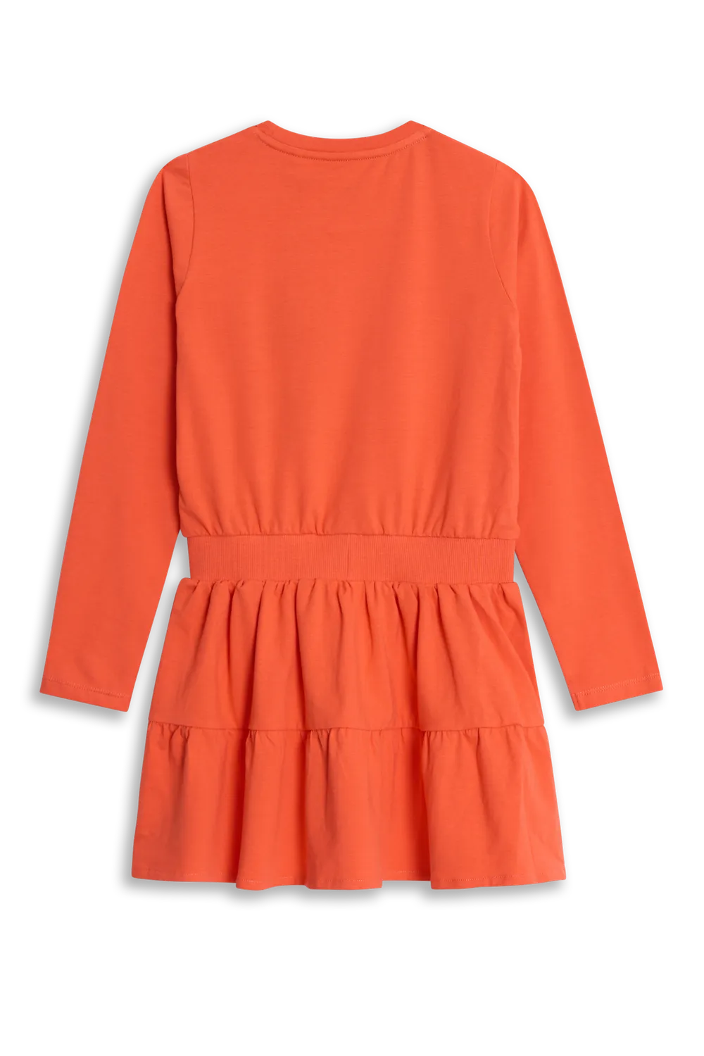 4President Ingrid Poppy Red jurk lange mouwen