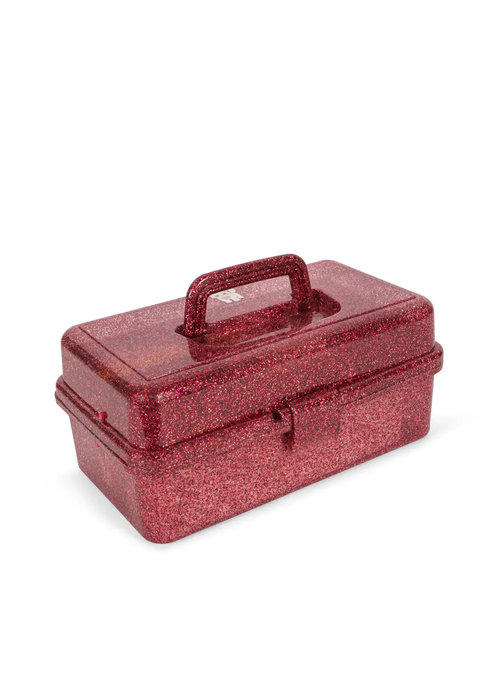 Konges Sløjd Krea Set glitter rose knutselkoffer
