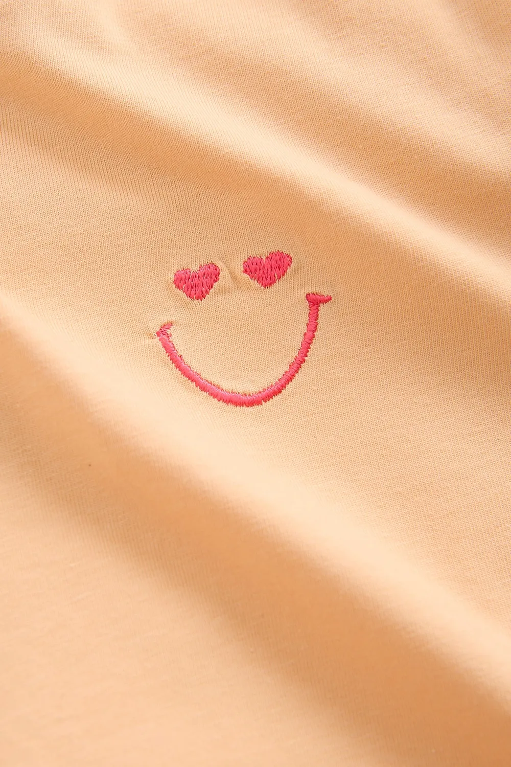 4PRESIDENT Hannah T-shirt peach quartz smiley