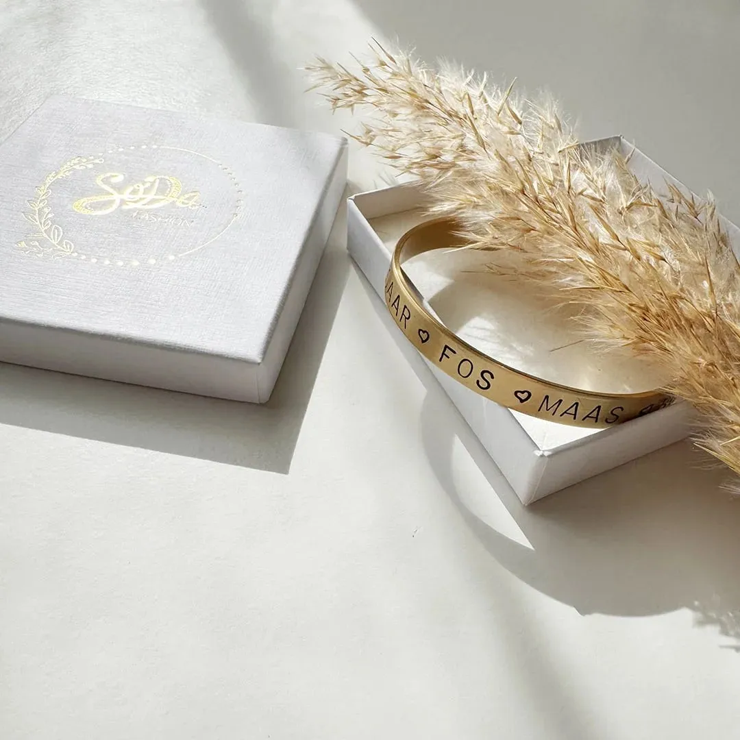 SODA FASHION Ibiza armband met eigentekst gepersonaliseerd