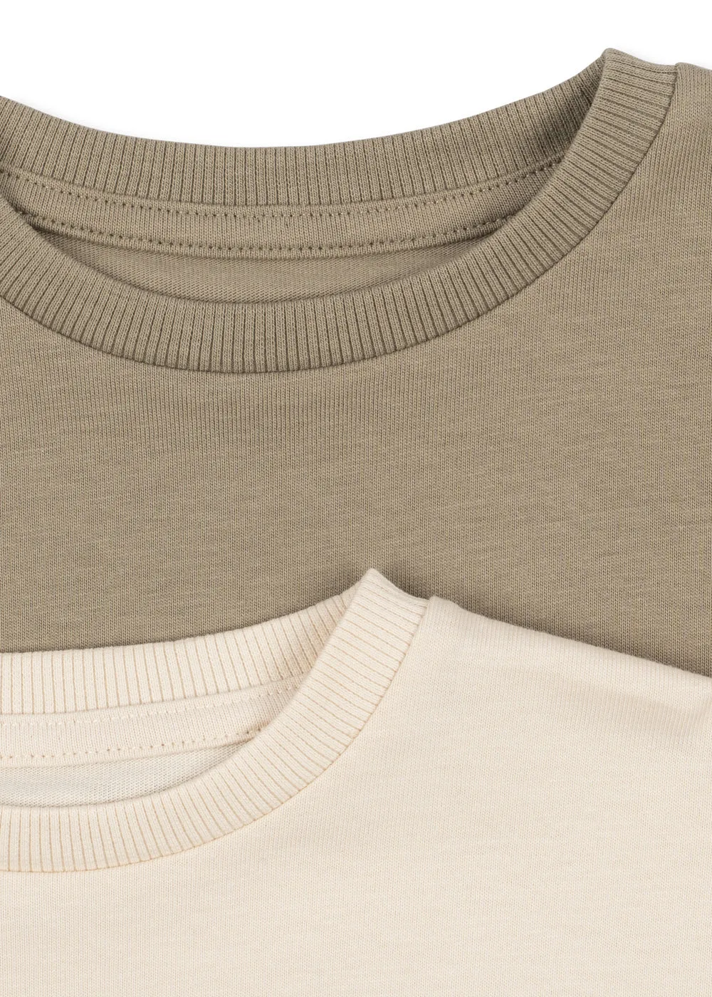 Konges Sløjd Lin shirt lange mouw 2-pack laurel oak biokatoen