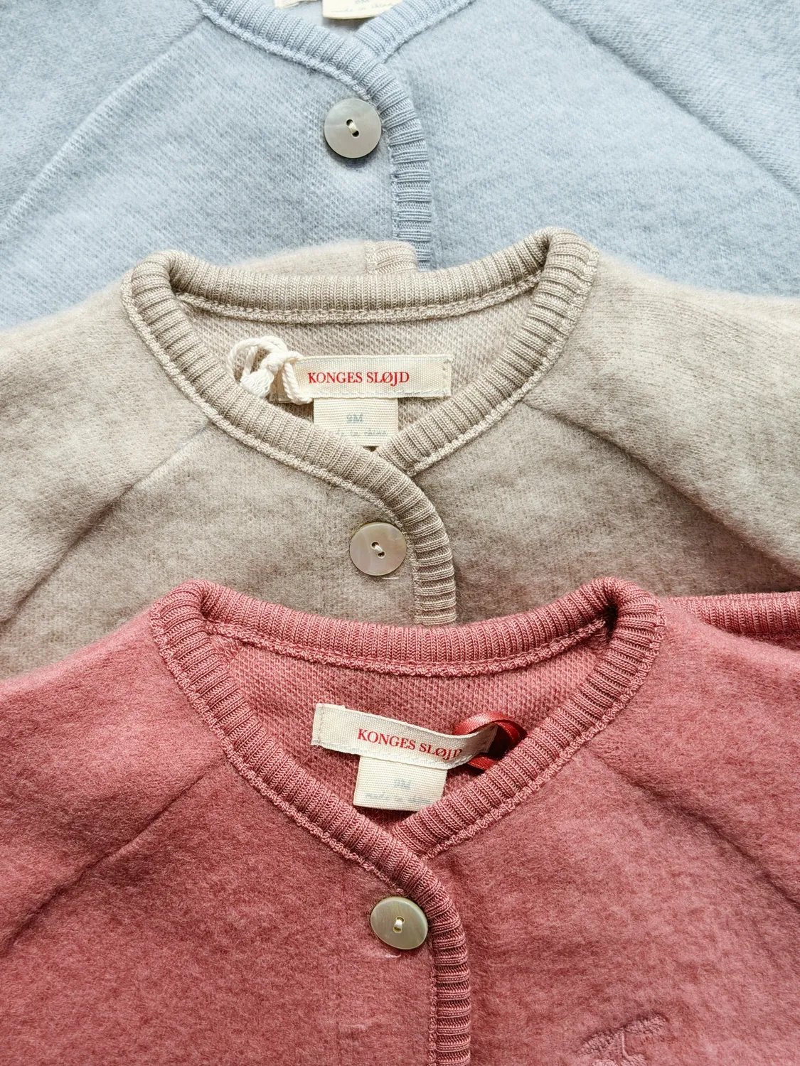 Konges Sløjd Saga vest dusty rose wol fleece