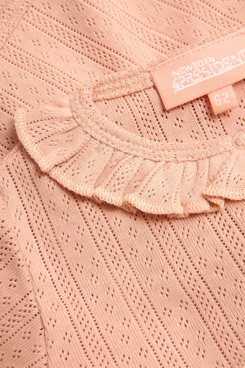 4President Zita Vest baby meisjes roze pointelle