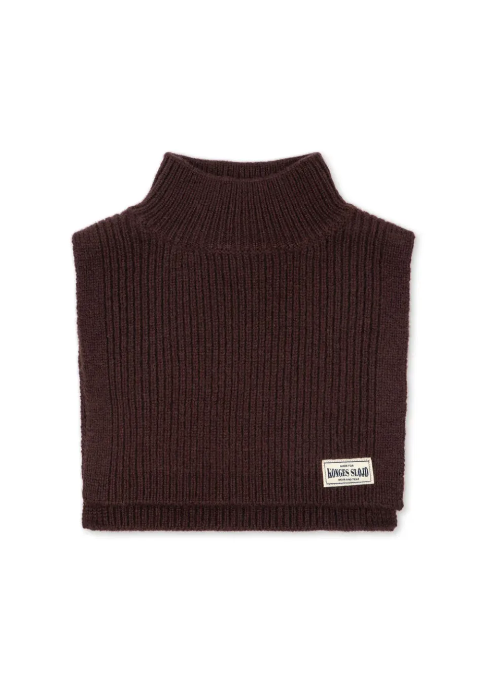 Konges Sløjd Basil Nekwarmer Wol Decadent Chocolate