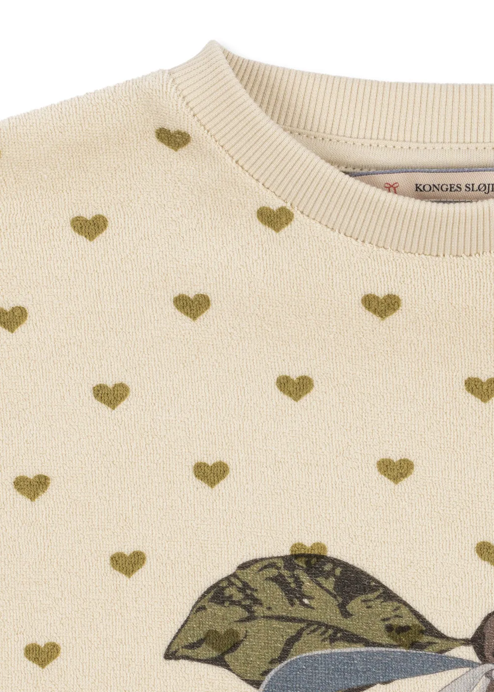 Konges Sløjd Mitty sweater oyster coeur biokatoen
