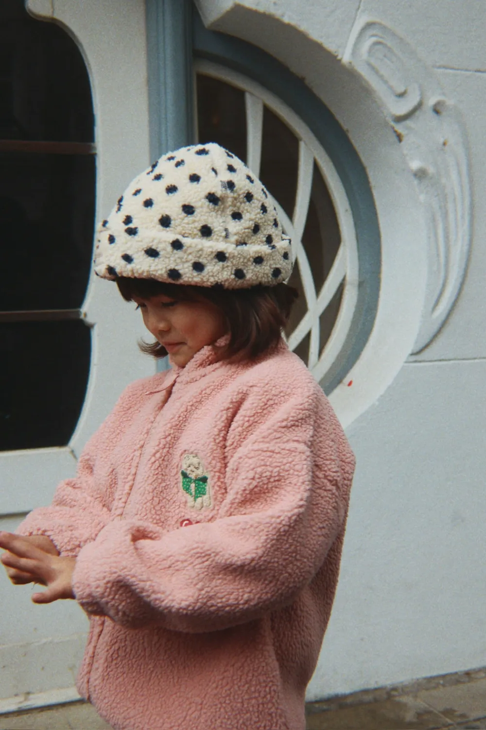 Konges Sløjd Jody teddymuts dot lumiere fleece