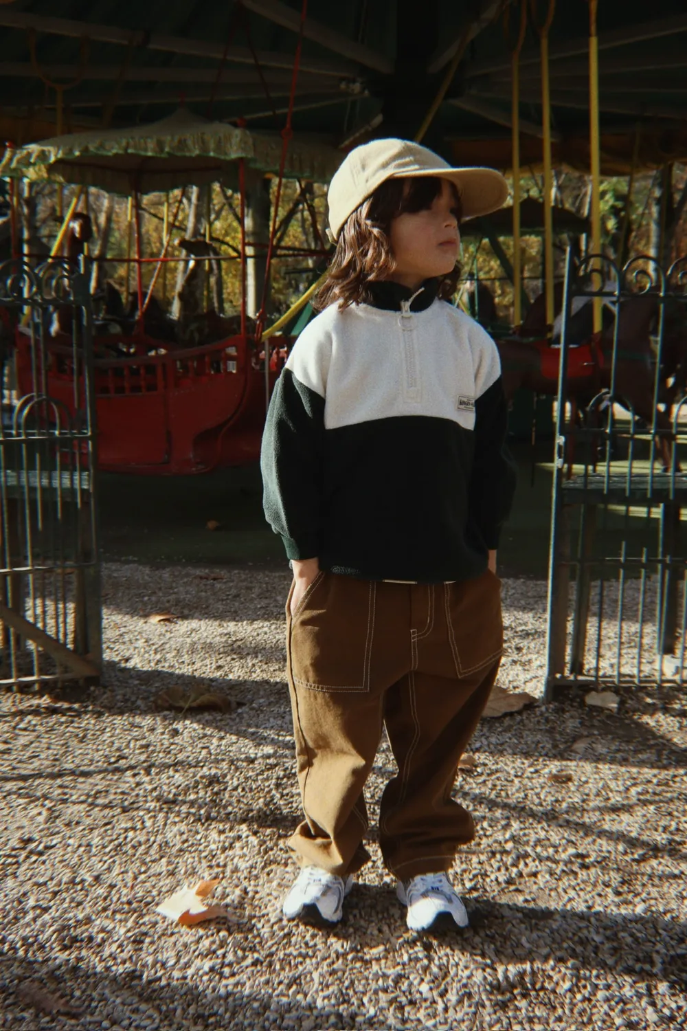 Konges Sløjd Tavi Half Zip Scarab Fleece