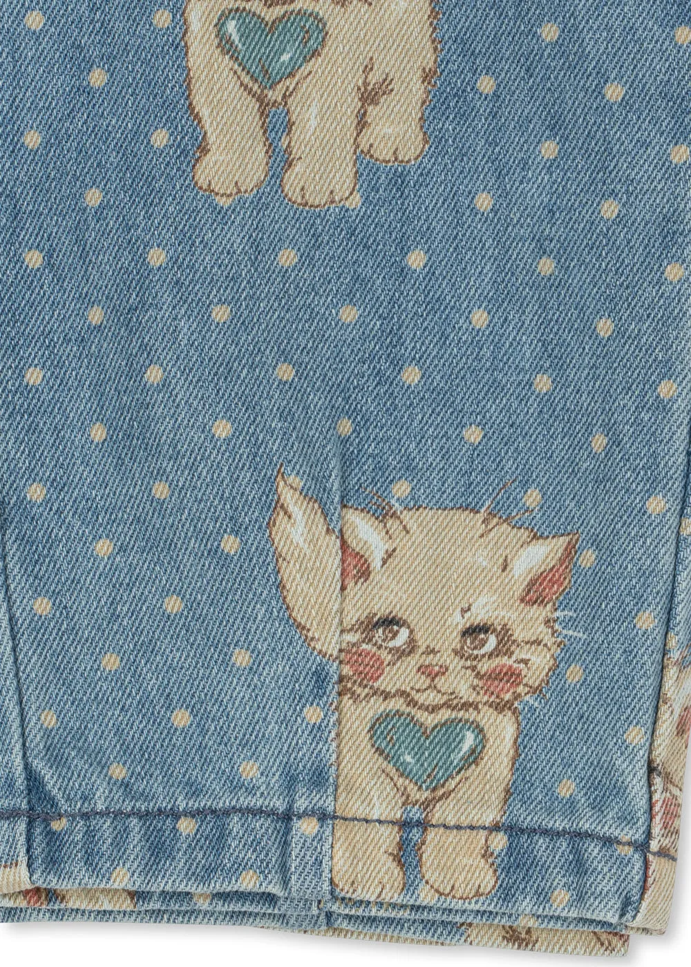 Konges Sløjd Magot Broek jeansbroek ciao miao biokatoen denim
