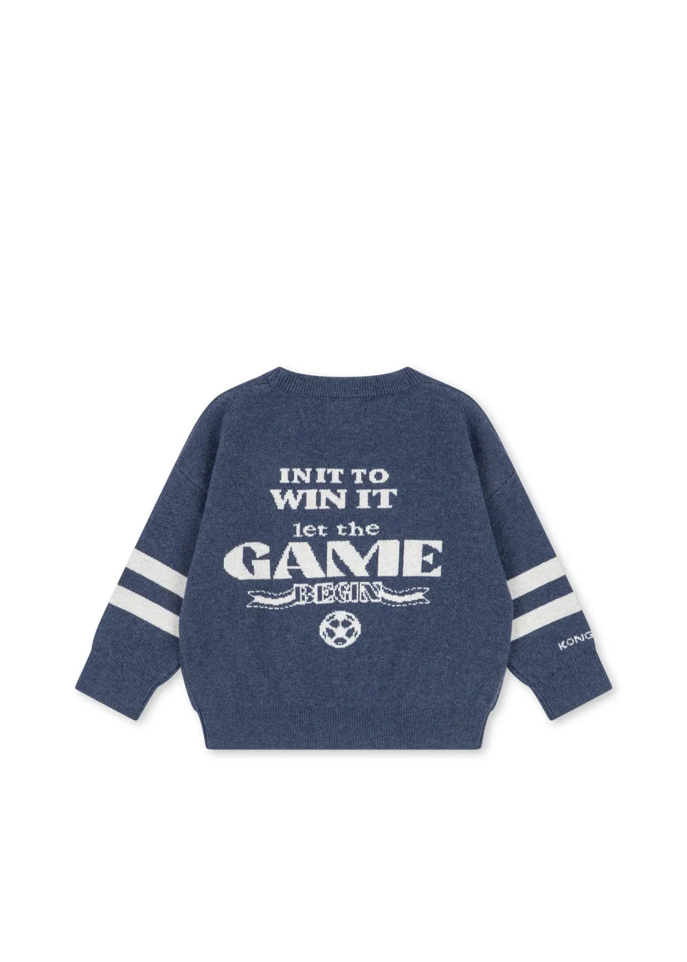 Konges Sløjd Lapis wollen blouse dark navy wolmix