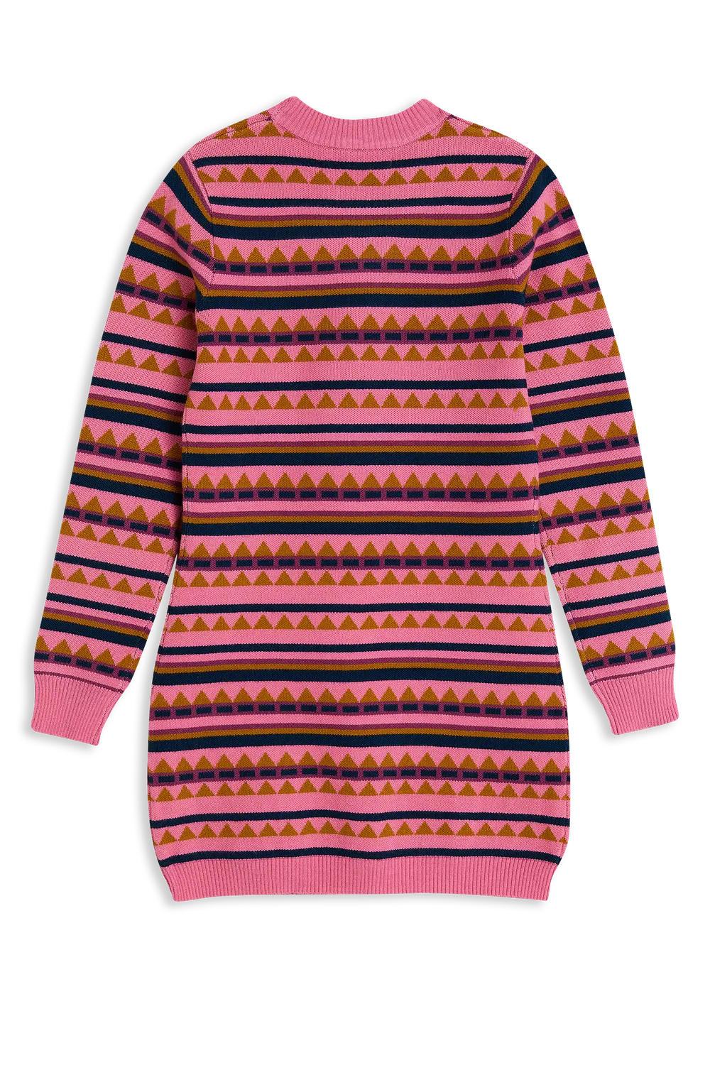 4President Kameron Pink jurk jacquard roze
