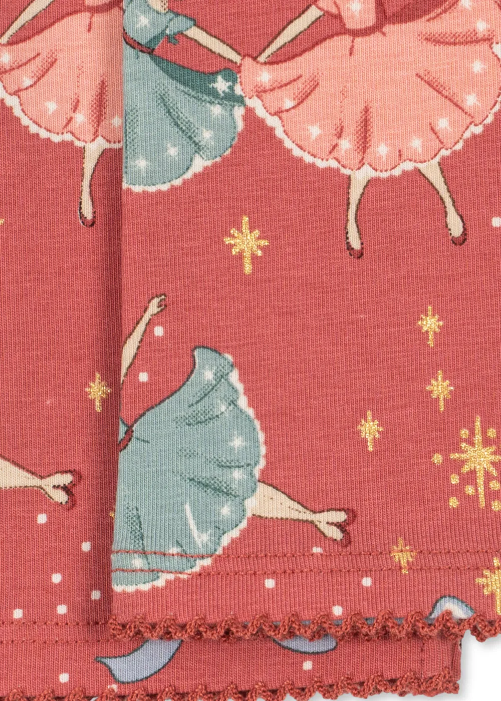 Konges Sløjd Basic set bow ballerina blush katoen