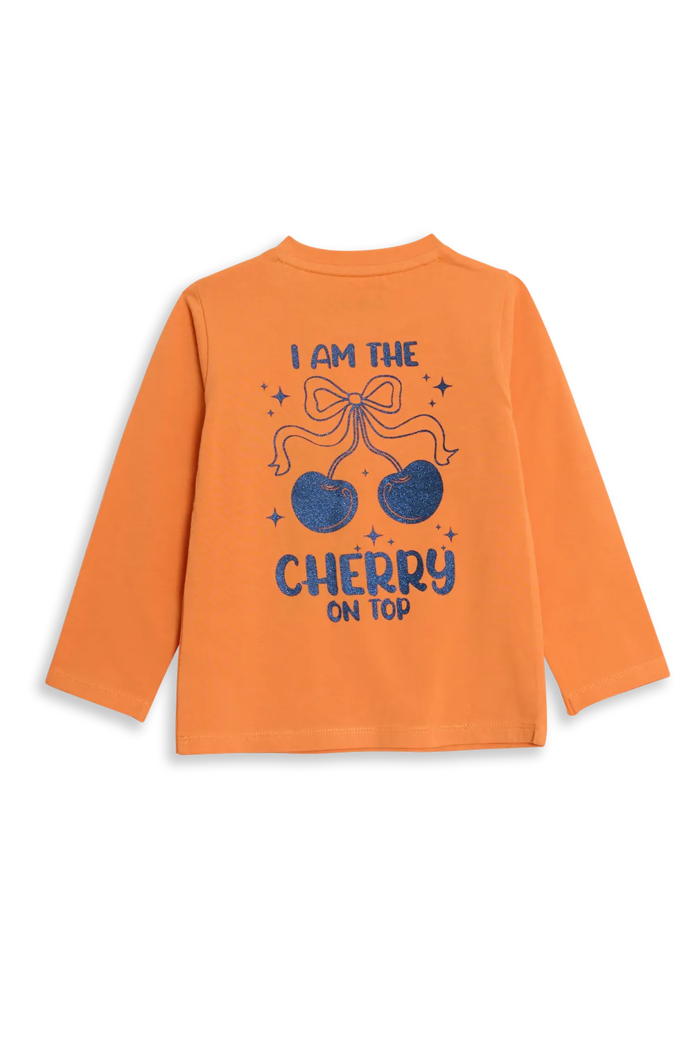 4PRESIDENT Eline longsleeve orange ochre backprint