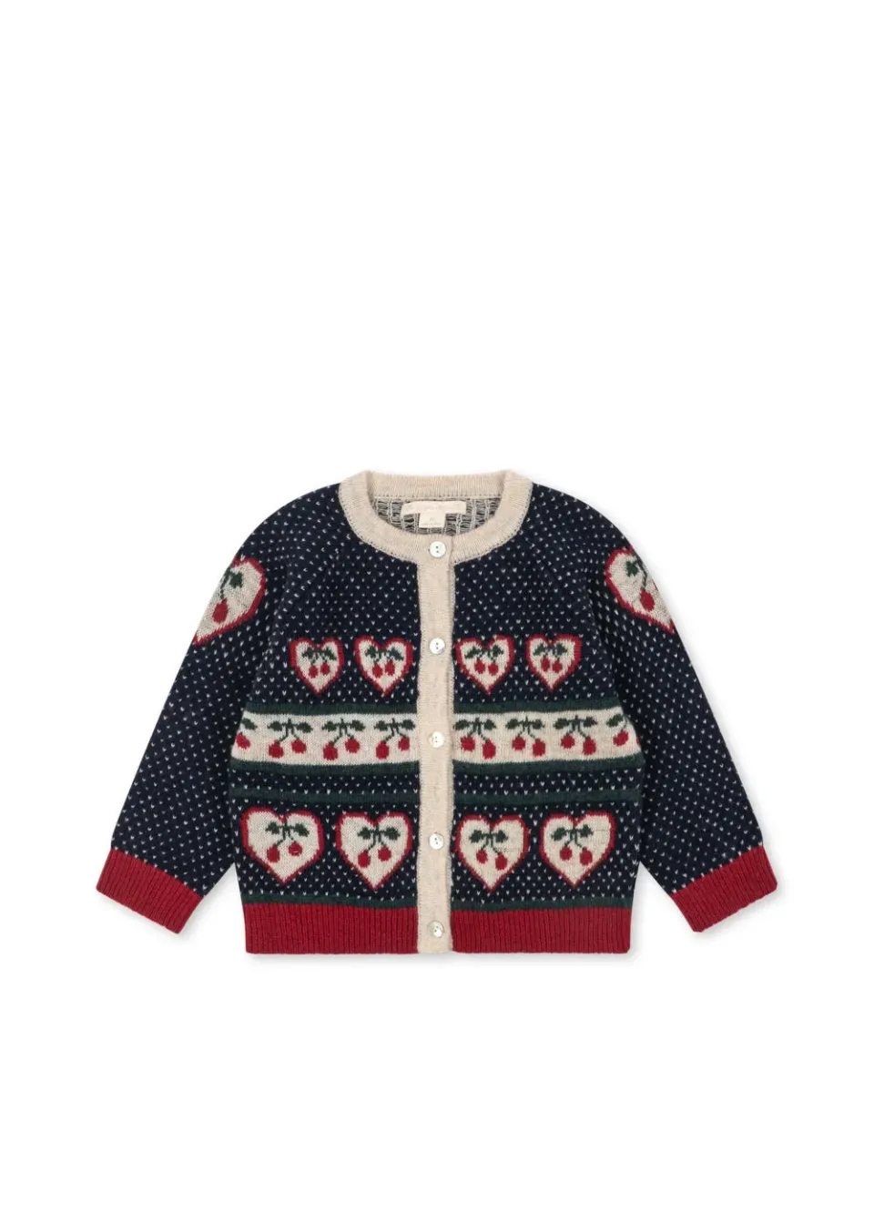 Konges Sløjd Belou vest cherry wolmix