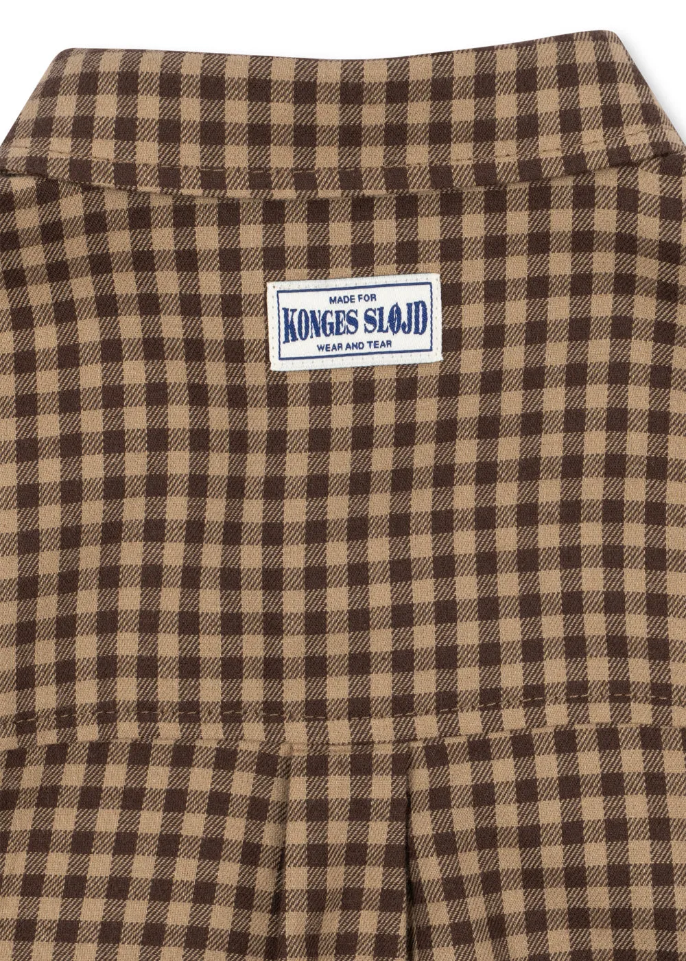 Konges Sløjd Foret overhemd chocolate check – flanel