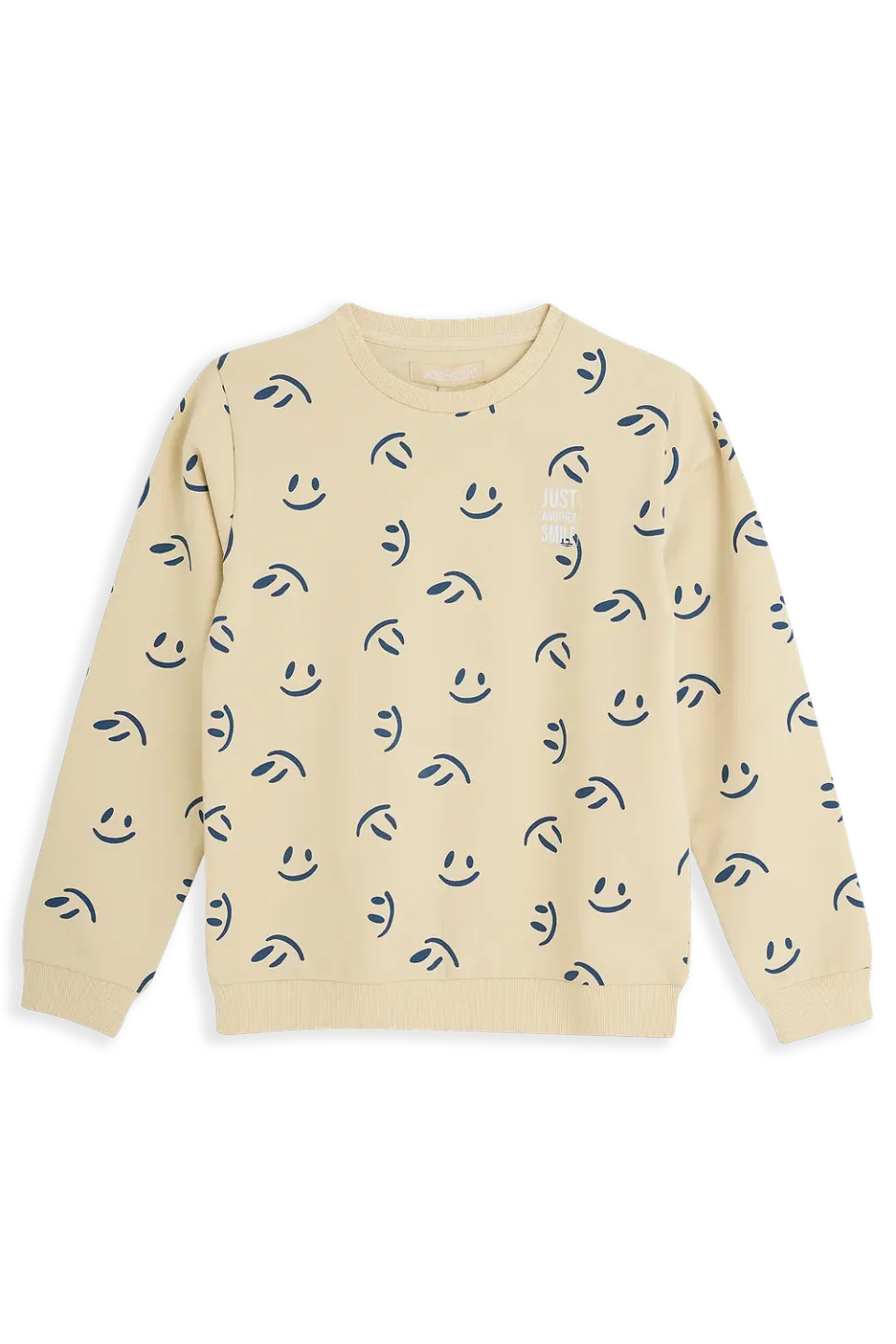 4President Pyke trui sand smileys katoen