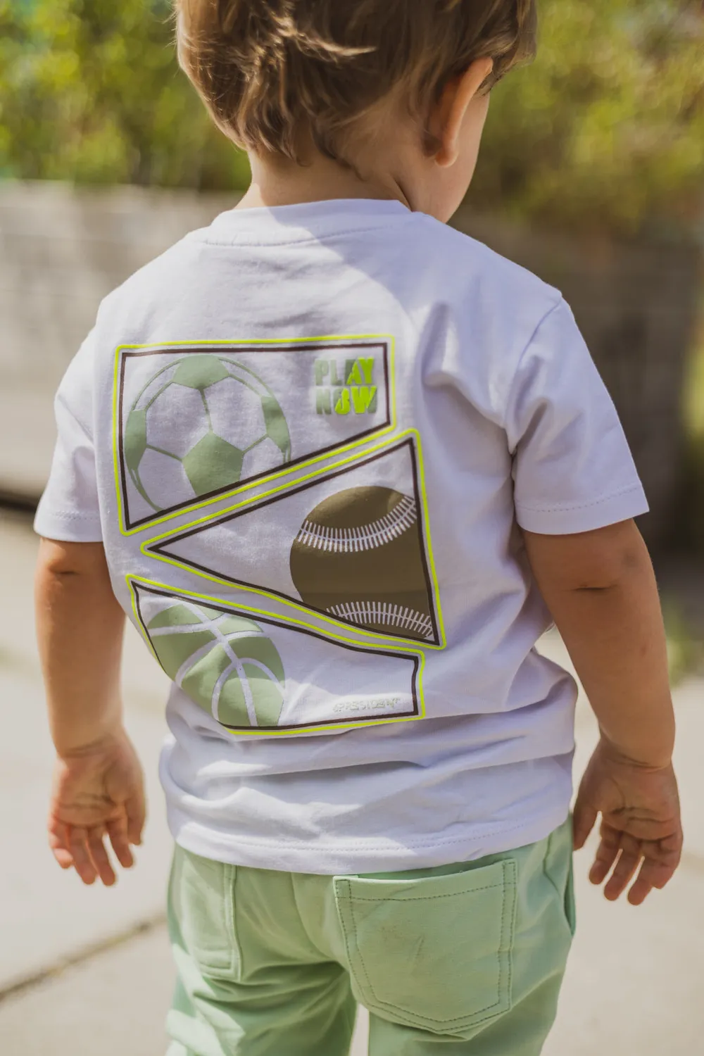4PRESIDENT Dion T-shirt wit rugprint katoen