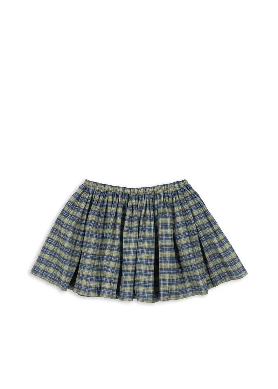 Konges Sløjd Terre rok laurel blue check biokatoen
