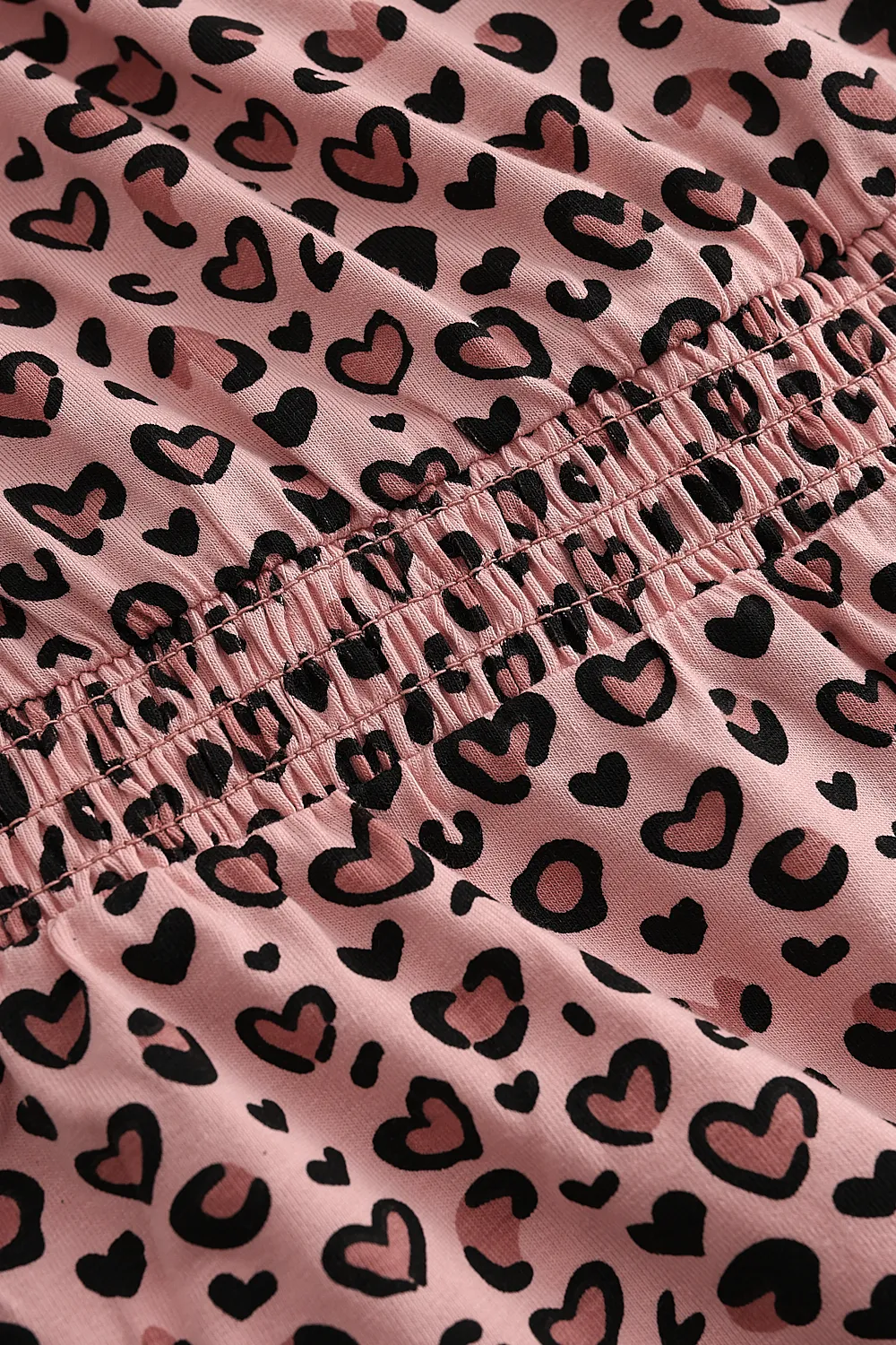 4PRESIDENT Fieke Mellow Rose Leopard jurk meisjes katoen