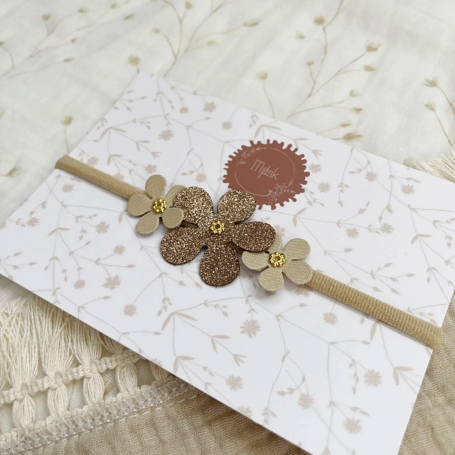 SODA FASHION Daisy Haarbandje Oh My Gold