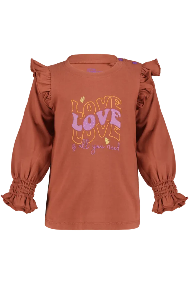 4President Randy longsleeve meisjes met ruches