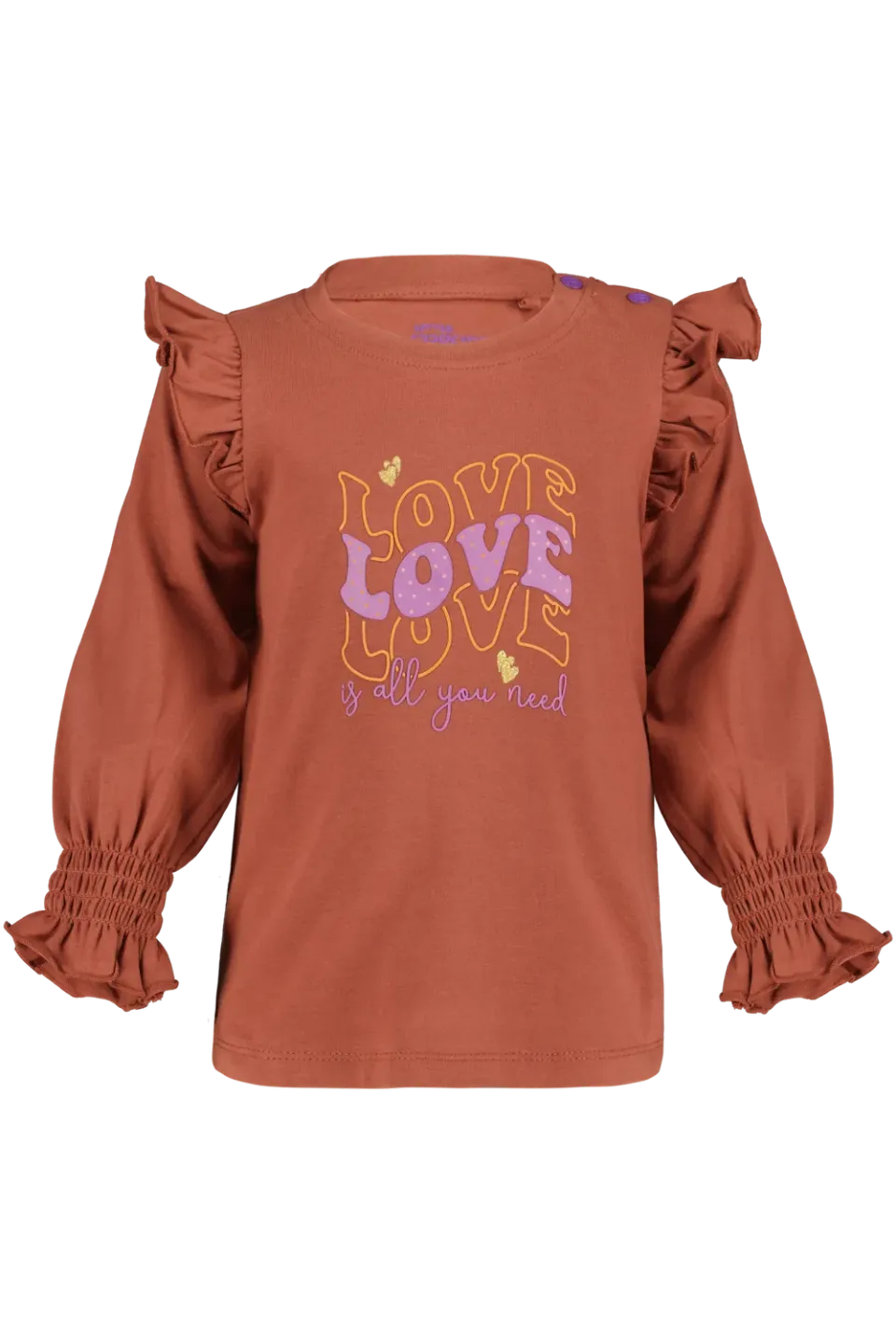 4President Randy longsleeve meisjes met ruches