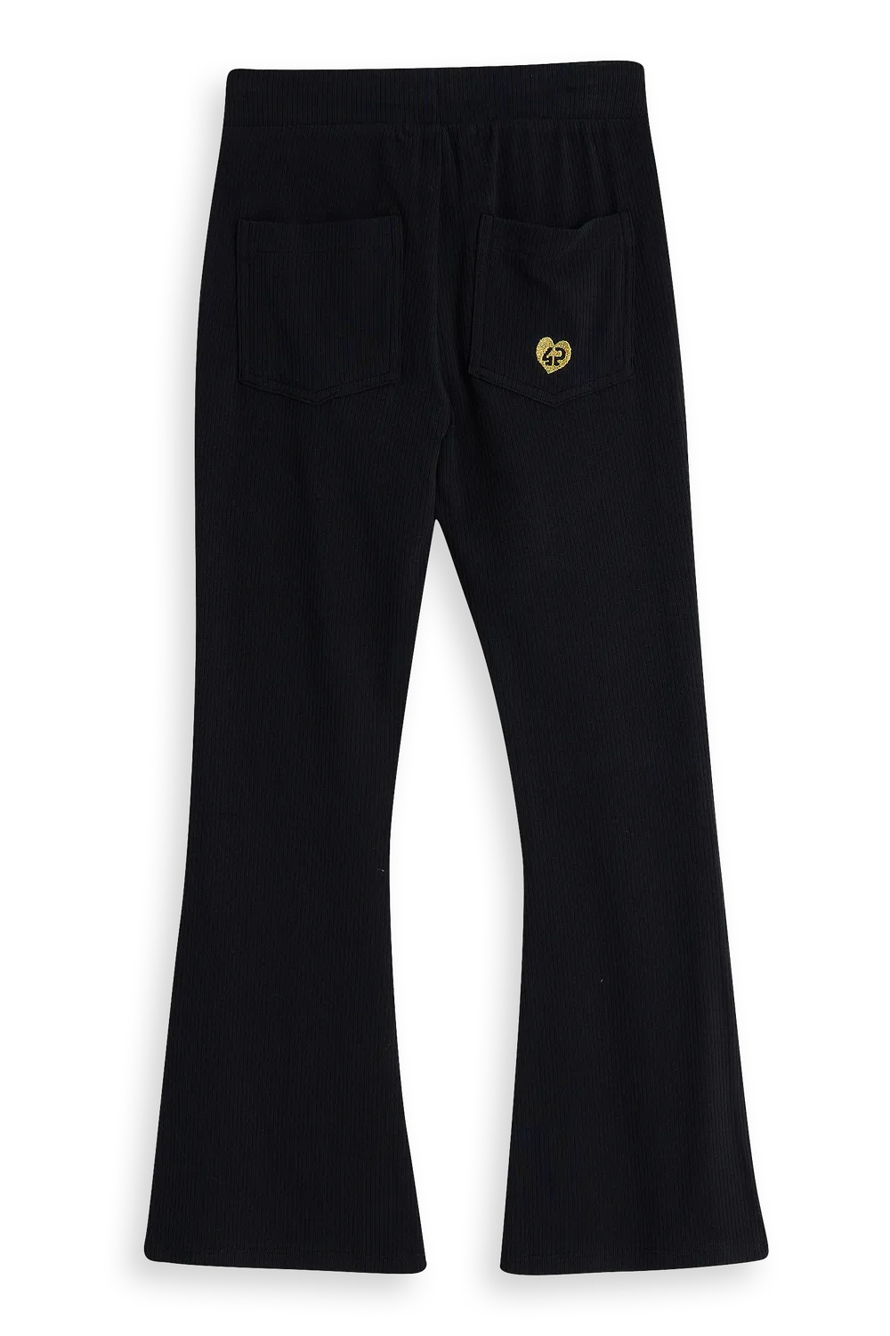 4President Alma Black meisjes broek bootcut rib