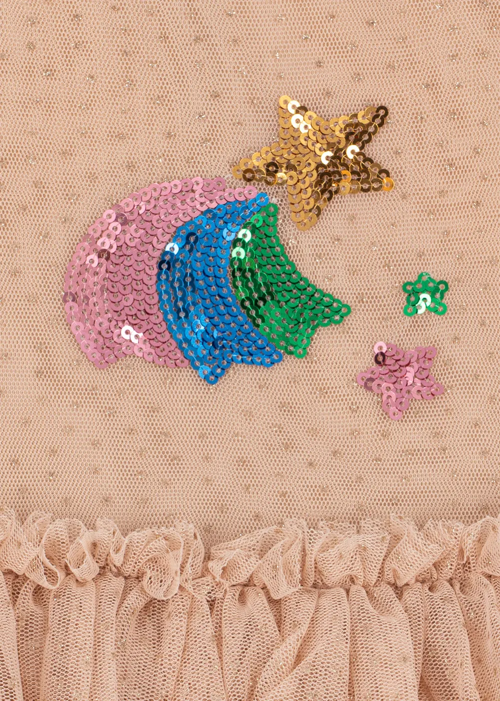 Konges Sløjd Yvonne Jurk Tule rainbow star glitters