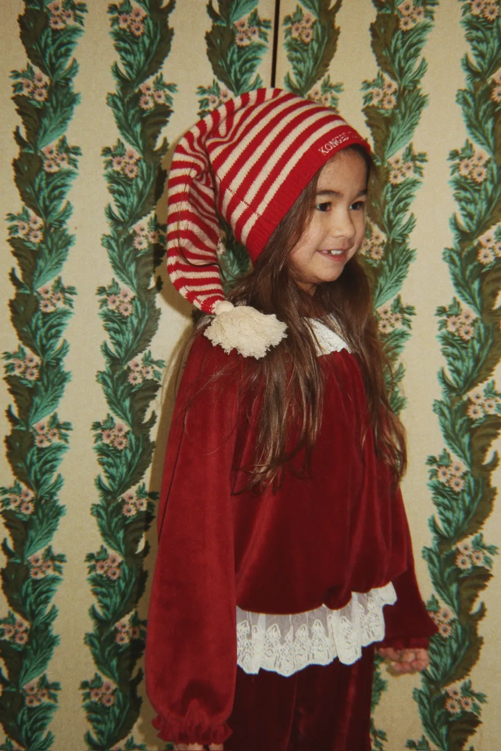 Konges Sløjd Kaboutermuts Christmas Stripe wolmix