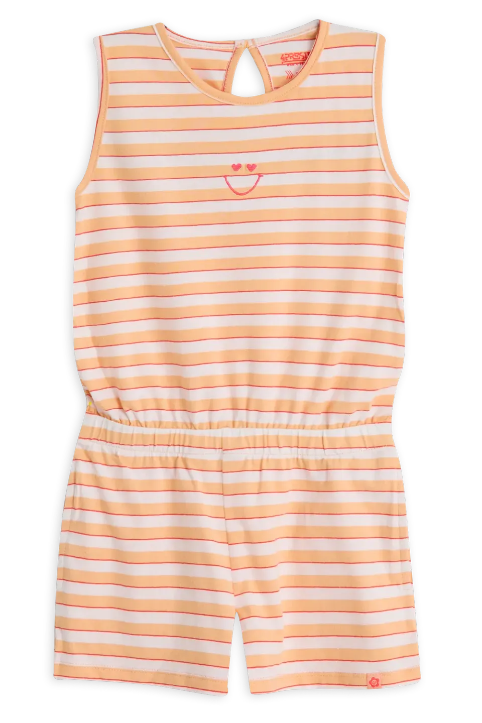 4PRESIDENT Helin jumpsuit helder wit gestreept