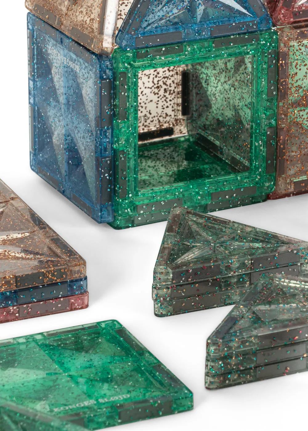 Konges Sløjd Piece by Piece bouwset glitter 100 stuks