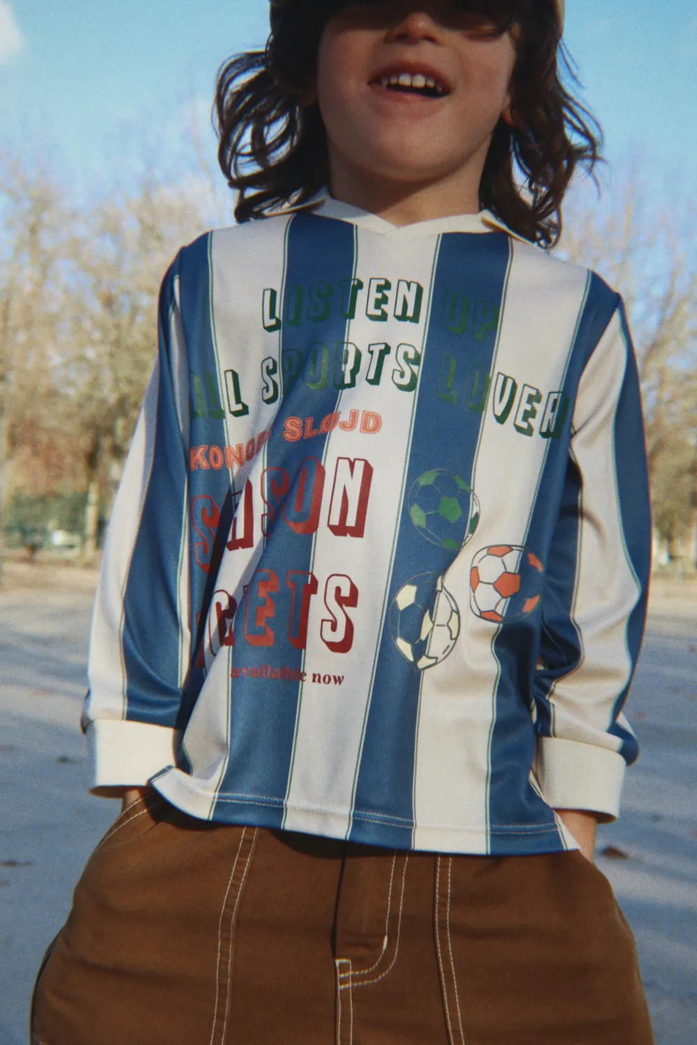 Konges Sløjd Act shirt lange mouwen quartz stripe